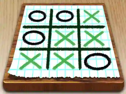 Tic Tac Toe Paper Note — δωρεάν online παιχνίδι