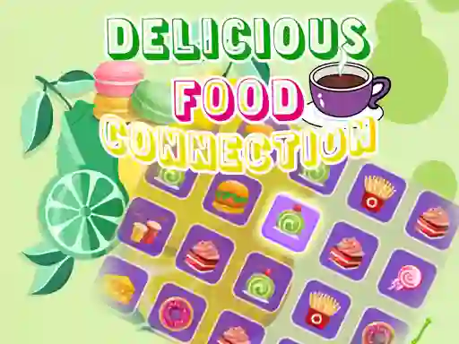Delicious Food Connection — δωρεάν online παιχνίδι