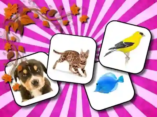 Animals Memory — δωρεάν online παιχνίδι