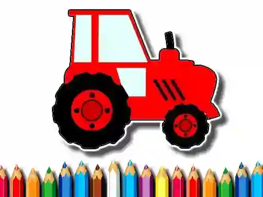 Easy Kids Coloring Tractor — δωρεάν online παιχνίδι