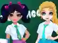 Jacqueline and Eliza School Bag Design Contest — δωρεάν online παιχνίδι