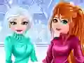 Sisters Winter Holiday Drama — δωρεάν online παιχνίδι