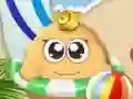 Pou summer Break — δωρεάν online παιχνίδι