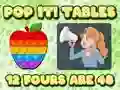 Pop It  Tables — δωρεάν online παιχνίδι