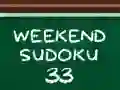 Weekend Sudoku 33 — δωρεάν online παιχνίδι