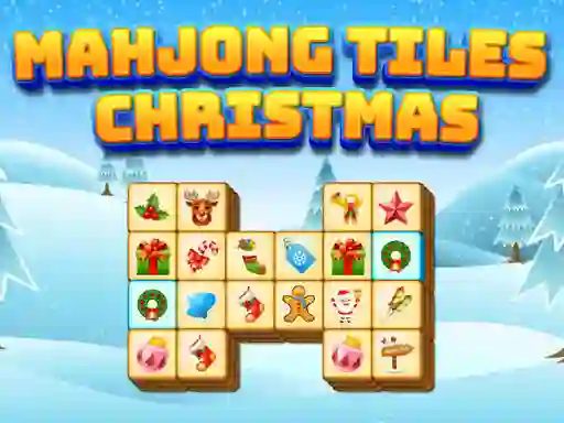 Mahjong Tiles Christmas — δωρεάν online παιχνίδι