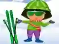 Dora Ski Dress up — δωρεάν online παιχνίδι