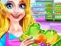 Supermarket Girl Cleanup — δωρεάν online παιχνίδι