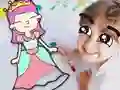 Coloring Book: Prince And Princess — δωρεάν online παιχνίδι