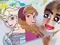 Coloring Book: Frozen — δωρεάν online παιχνίδι