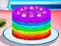 Cooking Rainbow Cake — δωρεάν online παιχνίδι