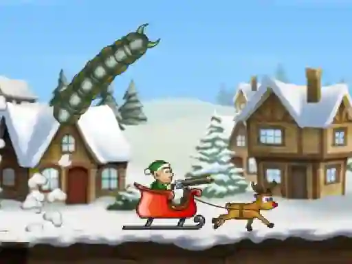 Effing Worms Xmas — δωρεάν online παιχνίδι