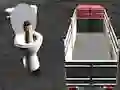 Truck Simulator Carry Skibidi toilet — δωρεάν online παιχνίδι