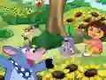 Dora find differences — δωρεάν online παιχνίδι