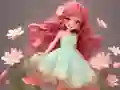 Coloring Book: Flower Dress — δωρεάν online παιχνίδι