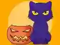 Coloring Book: Halloween Cat — δωρεάν online παιχνίδι