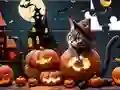 Jigsaw Puzzle: Halloween Cat — δωρεάν online παιχνίδι