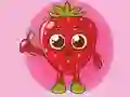 Coloring Book: Delicious Strawberries — δωρεάν online παιχνίδι