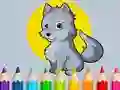 Coloring Book: Wolf — δωρεάν online παιχνίδι