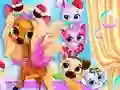 Pets Grooming Bubble Party — δωρεάν online παιχνίδι