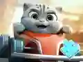 Jigsaw Puzzle: Cat Racing Driver — δωρεάν online παιχνίδι
