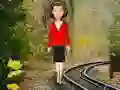 Girl Escape From Railway Track — δωρεάν online παιχνίδι