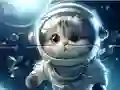 Jigsaw Puzzle: Astronaut-Cat — δωρεάν online παιχνίδι