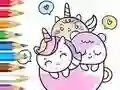 Coloring Book: A Cup Of Unicorn — δωρεάν online παιχνίδι