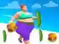 Muscle Girl Calorie Run — δωρεάν online παιχνίδι