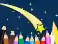 Coloring Book: Shooting Star — δωρεάν online παιχνίδι