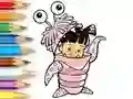 Coloring Book: Monster Costume Girl — δωρεάν online παιχνίδι