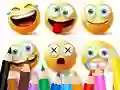 Coloring Book: Funny Emoji — δωρεάν online παιχνίδι