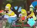 Jigsaw Puzzle: Simpson Family Riding — δωρεάν online παιχνίδι