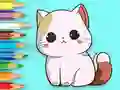 Coloring Book: Cute Kitten — δωρεάν online παιχνίδι