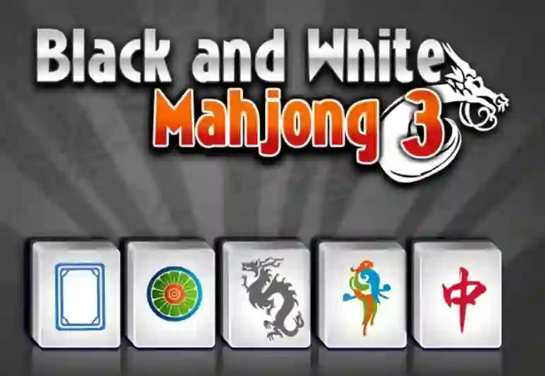 Black and White Mahjong 3 — δωρεάν online παιχνίδι
