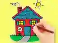Coloring Book: Dream House — δωρεάν online παιχνίδι