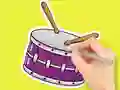 Coloring Book: Star Drum — δωρεάν online παιχνίδι