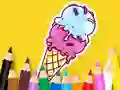 Coloring Book: Cool Ice Cream — δωρεάν online παιχνίδι