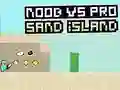 Noob vs Pro Sand Island — δωρεάν online παιχνίδι