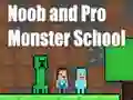 Noob and Pro Monster School — δωρεάν online παιχνίδι