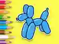 Coloring Book: Balloon Puppy — δωρεάν online παιχνίδι