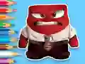 Coloring Book: Inside Out Angry — δωρεάν online παιχνίδι