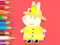 Coloring Book: Rabbit Firefighter — δωρεάν online παιχνίδι