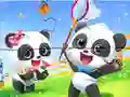 Jigsaw Puzzle: Baby Panda Spring Outing — δωρεάν online παιχνίδι