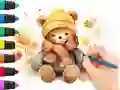 Coloring Book: Autumn Bear — δωρεάν online παιχνίδι