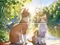 Jigsaw Puzzle: Cats In Pairs — δωρεάν online παιχνίδι