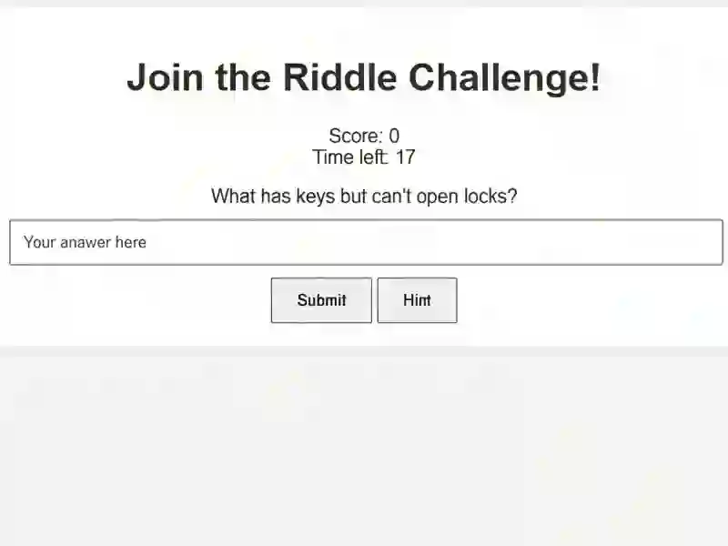 Riddle Challenge — δωρεάν online παιχνίδι