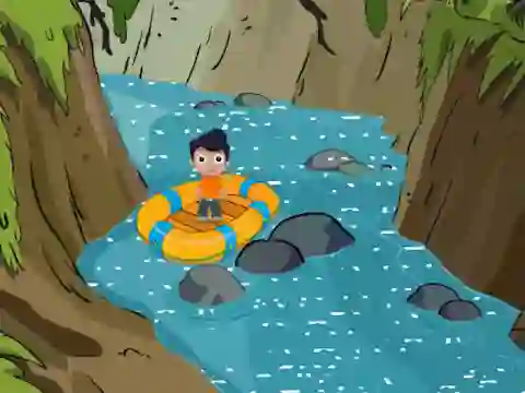 Rescue the Cute Boy from River — δωρεάν online παιχνίδι