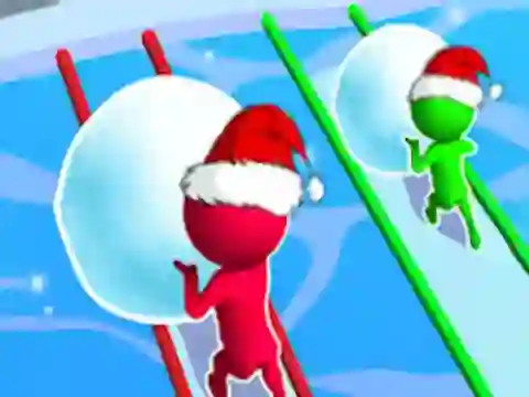 Snow Race: Christmas Runner — δωρεάν online παιχνίδι