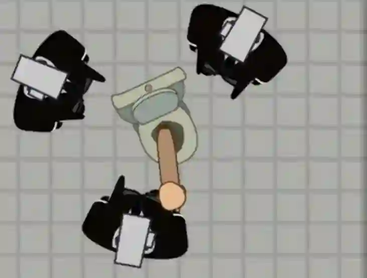 100 Cameramans vs 100 Toilets — δωρεάν online παιχνίδι
